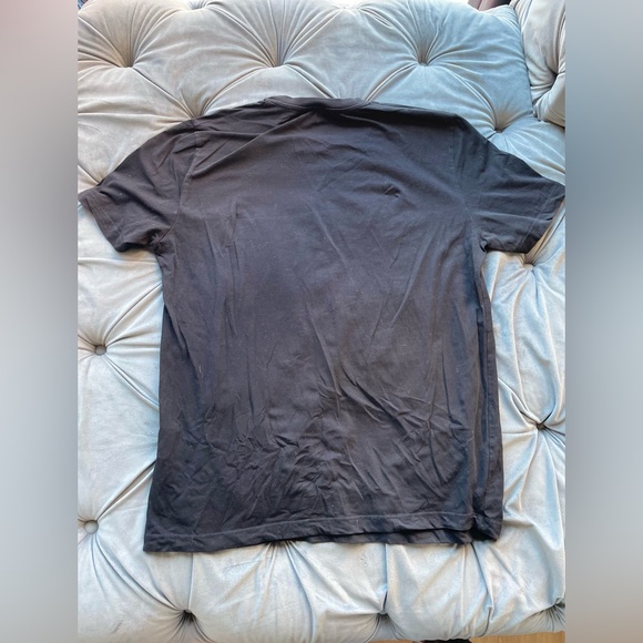 LOVE MOSCHINO EMBROIDERED SKI GRAPHIC BLACK TEE - Picture 4 of 5